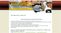 Desktop Screenshot of lambrettaclubsicilia.it